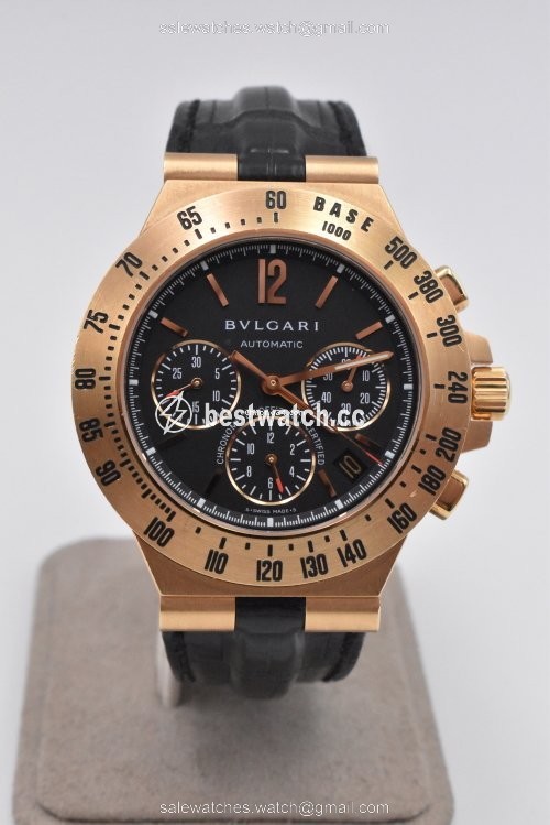 Bulgari Diagono Mens watch Unisex Automatic Yellow gold CH.40.G.TA