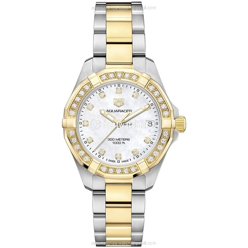 TAG Heuer Aquaracer Lady Womens watch Quartz Gold Steel WBD1323.BB0320