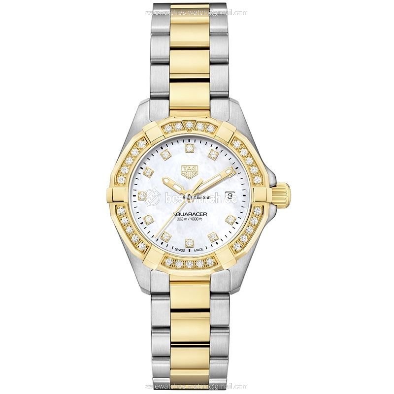 TAG Heuer Aquaracer Lady Womens watch Quartz Gold Steel WBD1423.BB0321