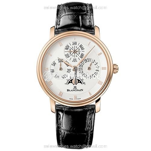 Blancpain Villeret Mens watch Unisex Automatic Rose gold 6057-3642-55