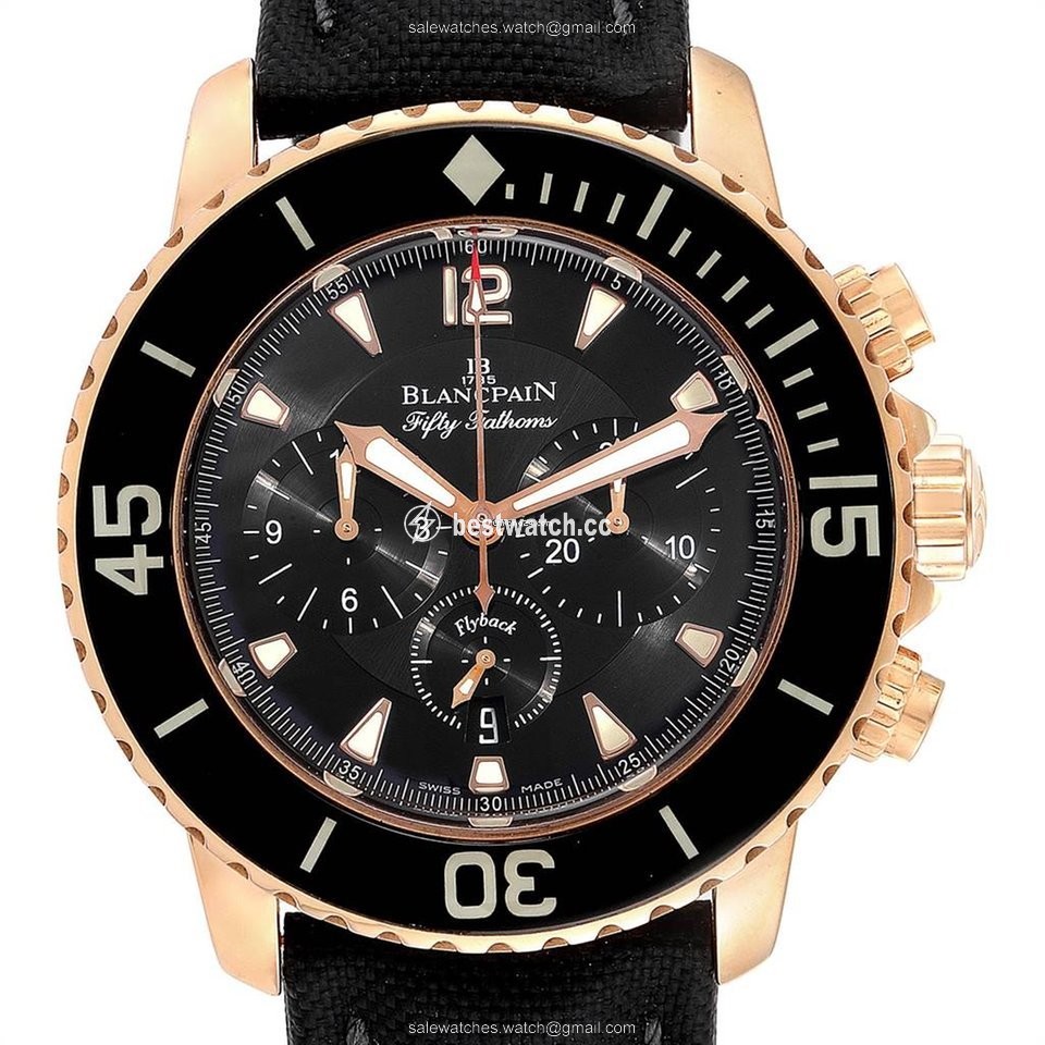 Blancpain Fifty Fathoms Mens watch Unisex Automatic Rose gold 5085F-3630-52