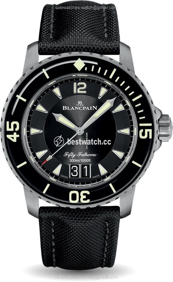 Blancpain Fifty Fathoms Mens watch Unisex Automatic Titanium 5050-12B30-B52A