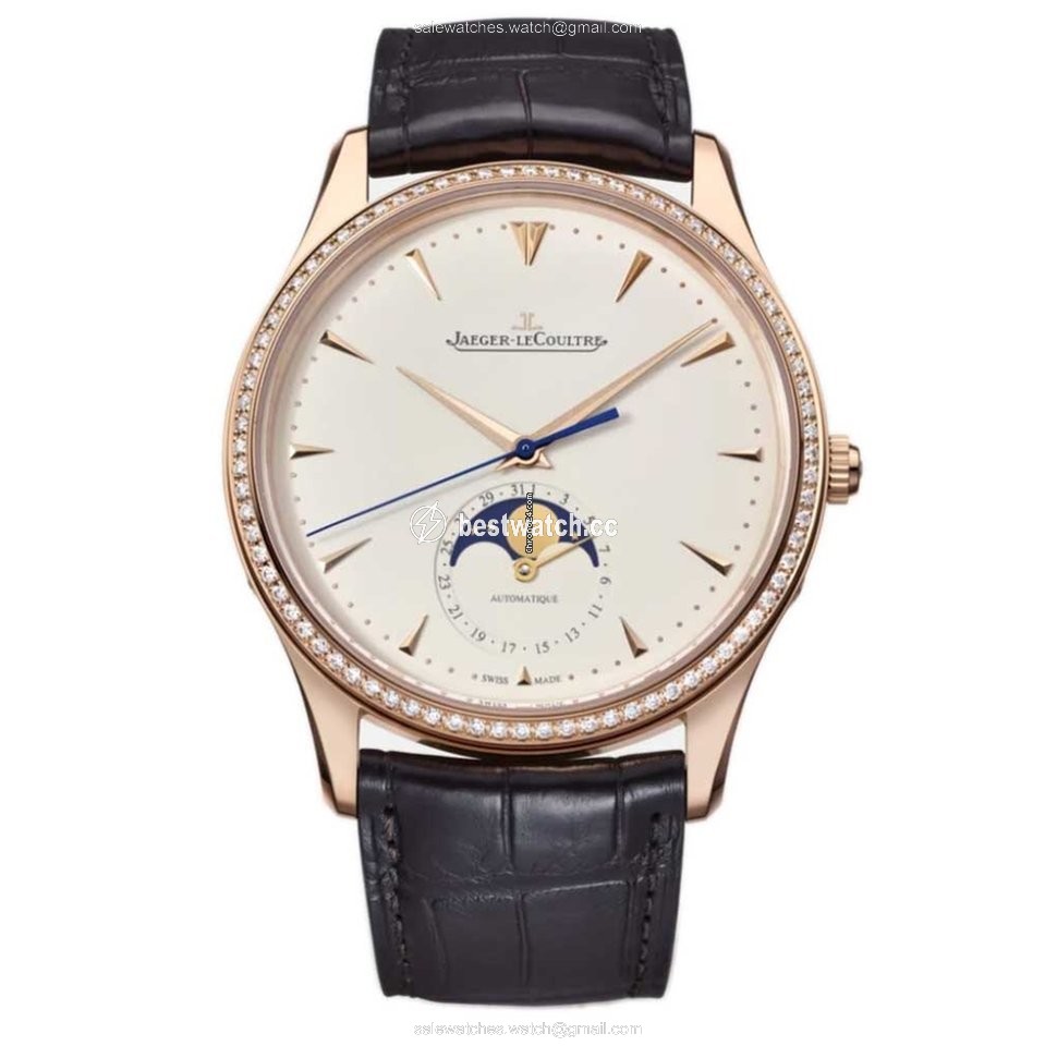 Jaeger-LeCoultre Master Ultra Thin Moon Mens watch Unisex Automatic Rose gold 1362501