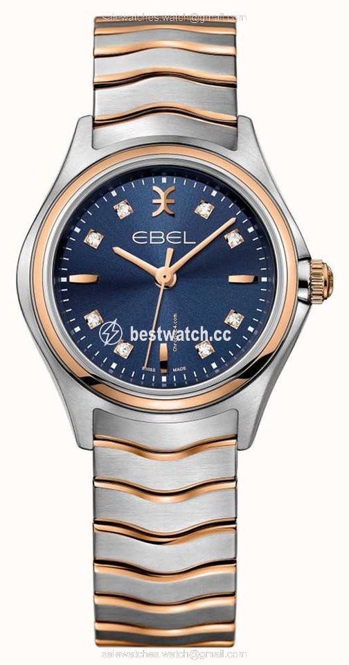 Ebel Wave Womens watch Quartz Gold Steel 1216379