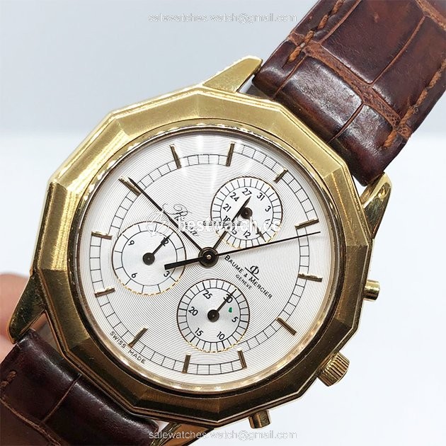 Baume & Mercier Riviera Mens watch Unisex Quartz Yellow gold MV045041