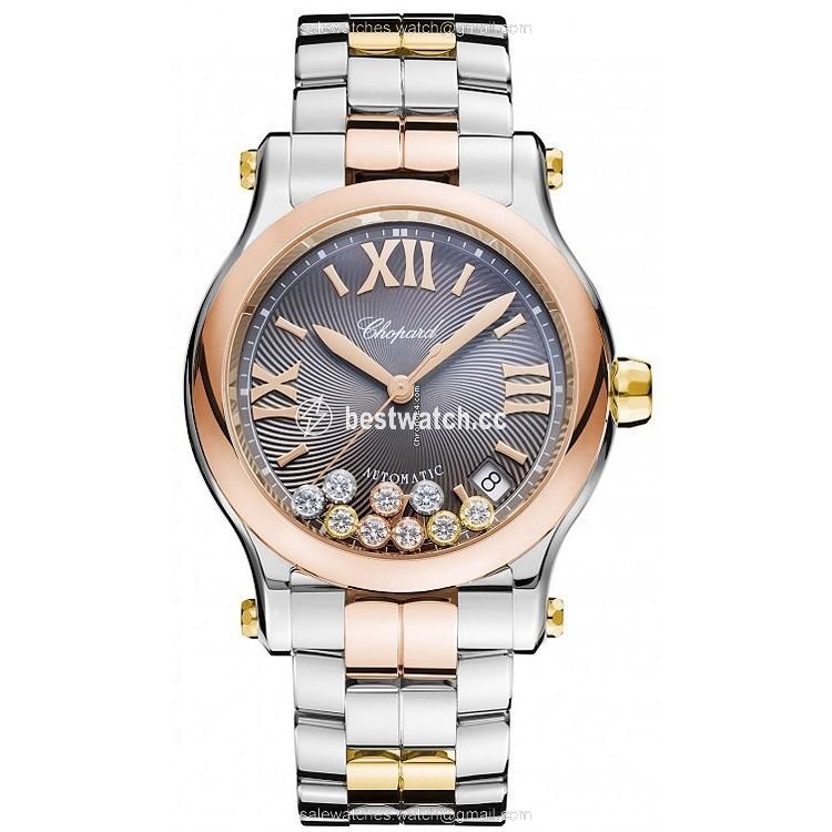 Chopard Happy Sport Womens watch Automatic Gold Steel 278559-9001