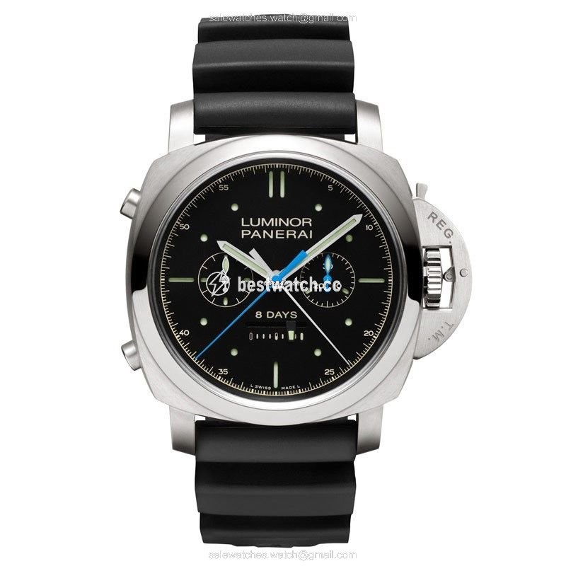 Panerai Luminor 1950 Rattrapante 8 Days Mens watch Unisex Manual winding Titanium PAM00530