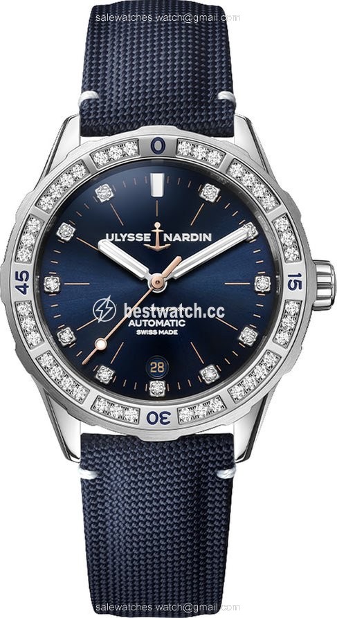 Ulysse Nardin Lady Diver Womens watch Automatic Steel 8163-182B 13