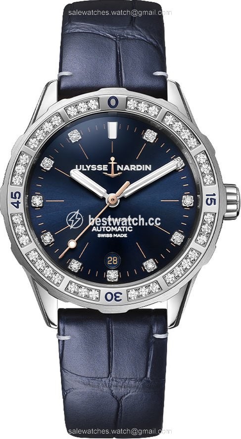 Ulysse Nardin Lady Diver Womens watch Automatic Steel 8163-182B.1 13