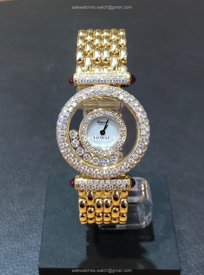 Chopard Happy Diamonds Womens watch Quartz Yellow gold 20 5617-21