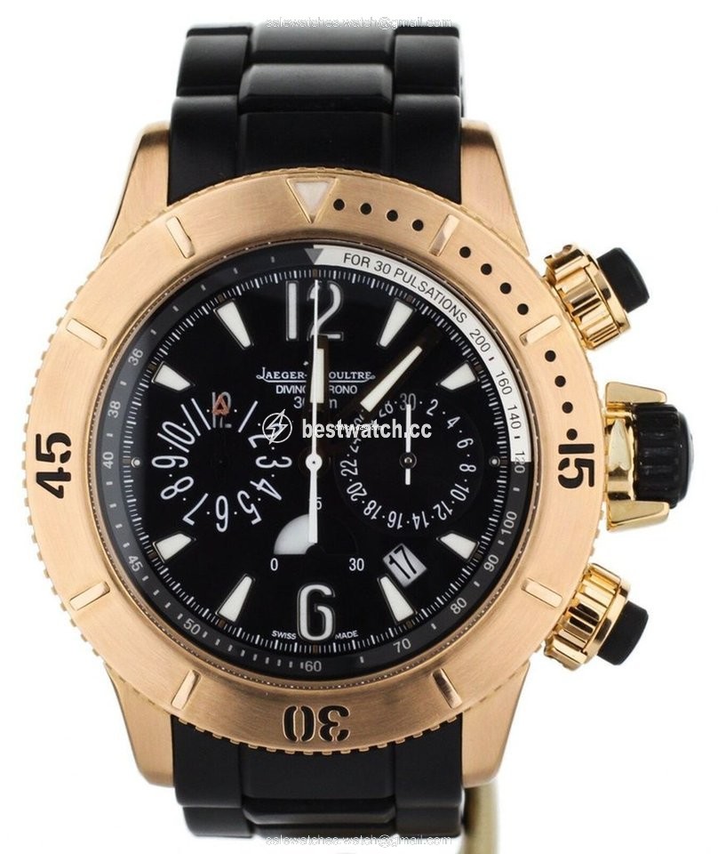 Jaeger-LeCoultre Master Compressor Diving Mens watch Unisex Automatic Rose gold 160.2.25