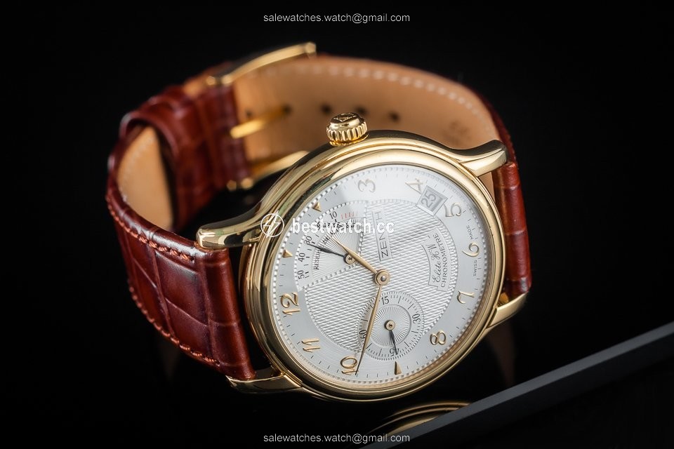 Zenith Elite Power Reserve Mens watch Unisex Manual winding Yellow gold 30.0240.655