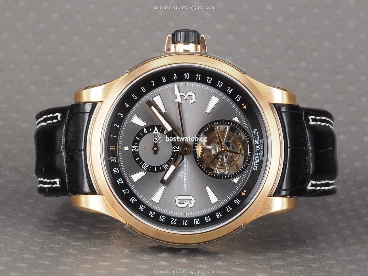 Jaeger-LeCoultre Master Compressor Extreme Tourbillon Mens watch Unisex Automatic Rose gold 150.2.34