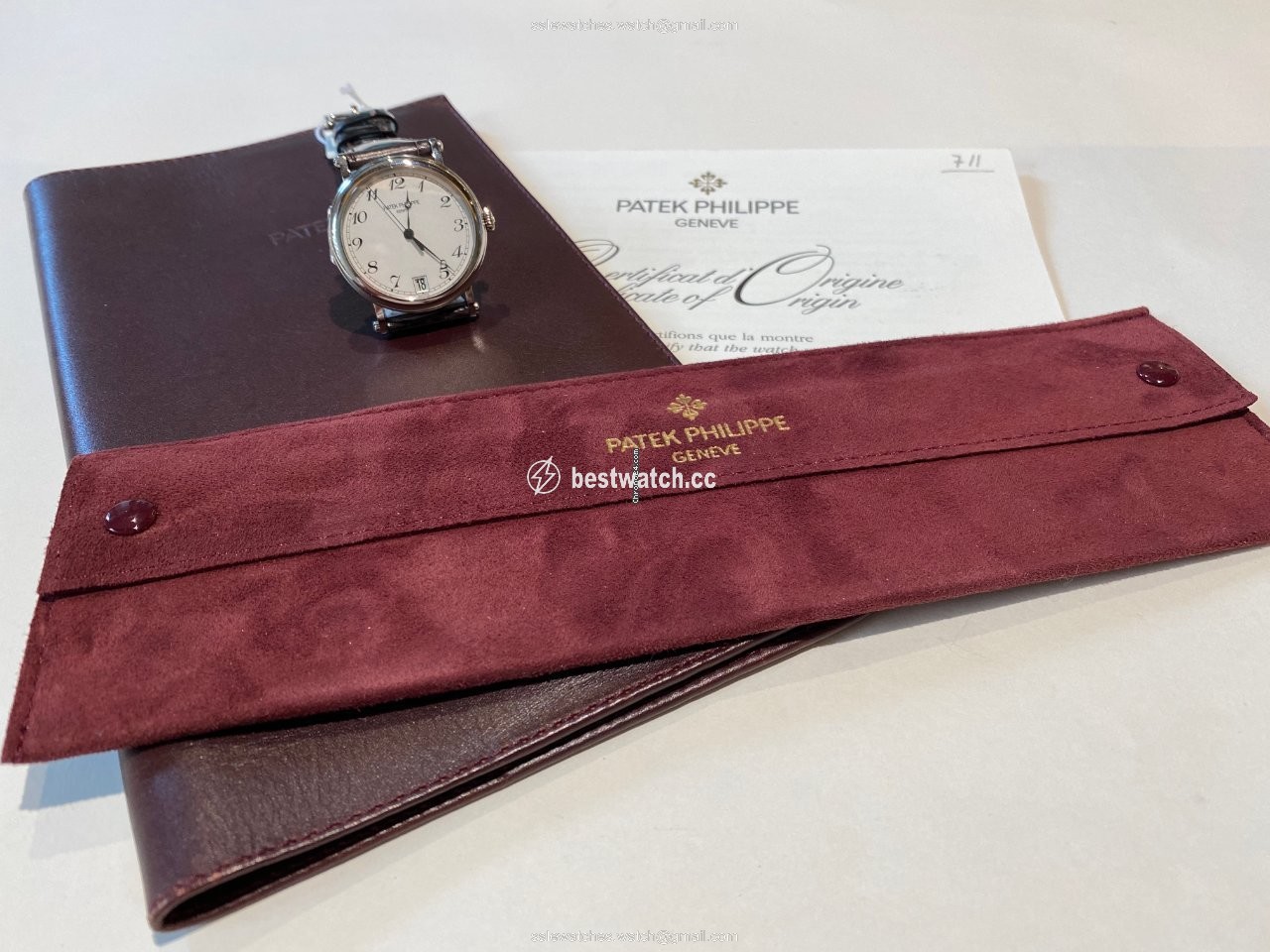 Patek Philippe Calatrava Mens watch Unisex Automatic White gold 5053G