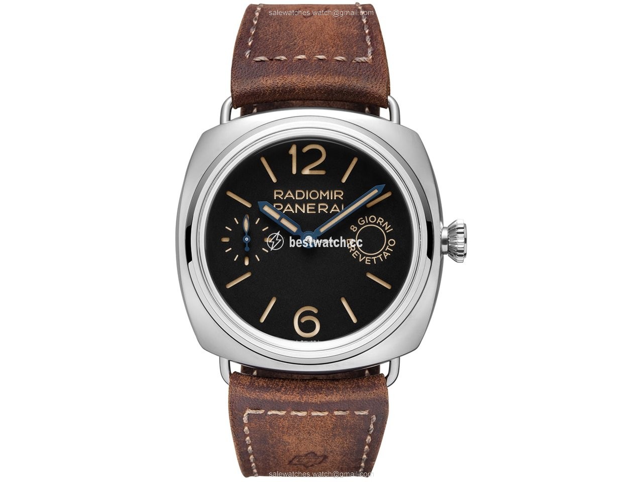 Panerai Radiomir 8 Days Mens watch Unisex Manual winding Steel PAM00992