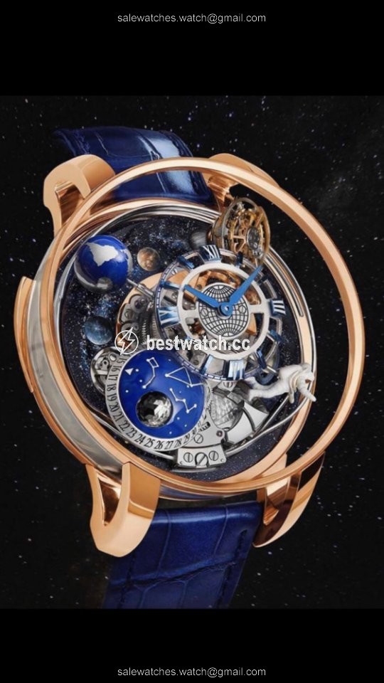 Jacob & Co. Astronomia Mens watch Unisex Manual winding Rose gold AM500.40.AC.SD.A