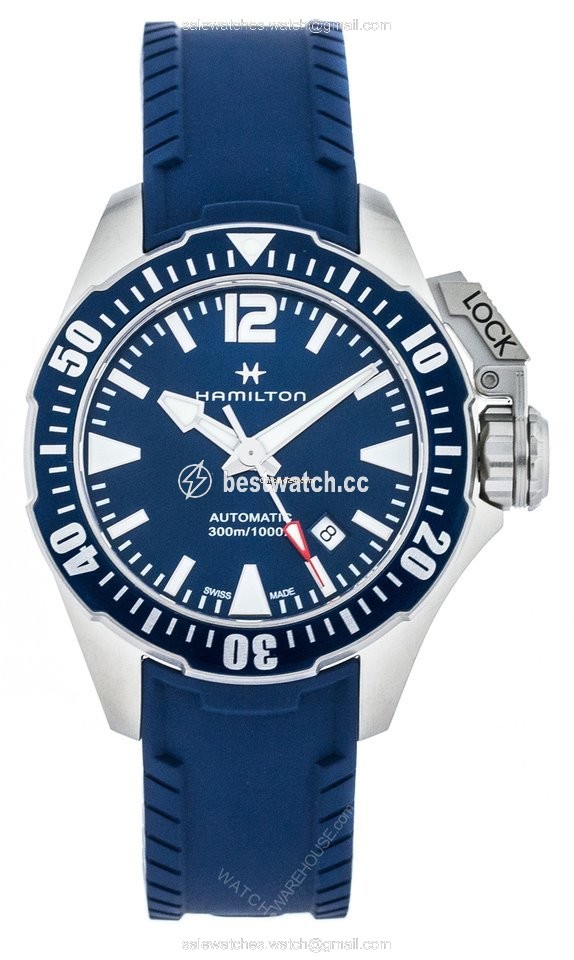 Hamilton Khaki Navy Frogman Mens watch Unisex Automatic Steel H77705345