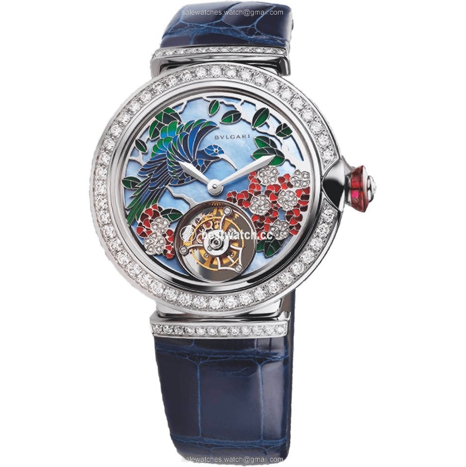 Bulgari Lucea Womens watch Automatic White gold 102579 LUW38PBGDLTB