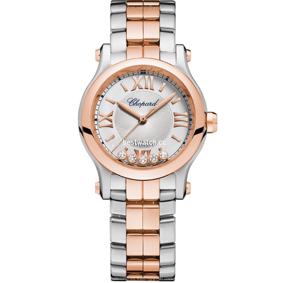 Chopard Happy Sport Womens watch Automatic Gold Steel 278573-6002