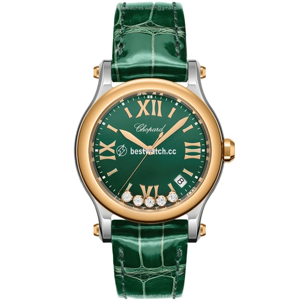 Chopard Happy Sport Womens watch Quartz Gold Steel 278582-6005