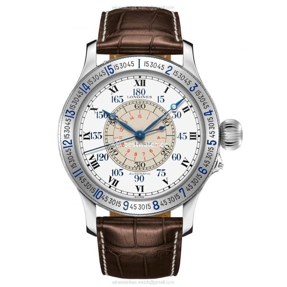Longines Lindbergh Hour Angle Mens watch Unisex Automatic Steel L2.678.4.11.0