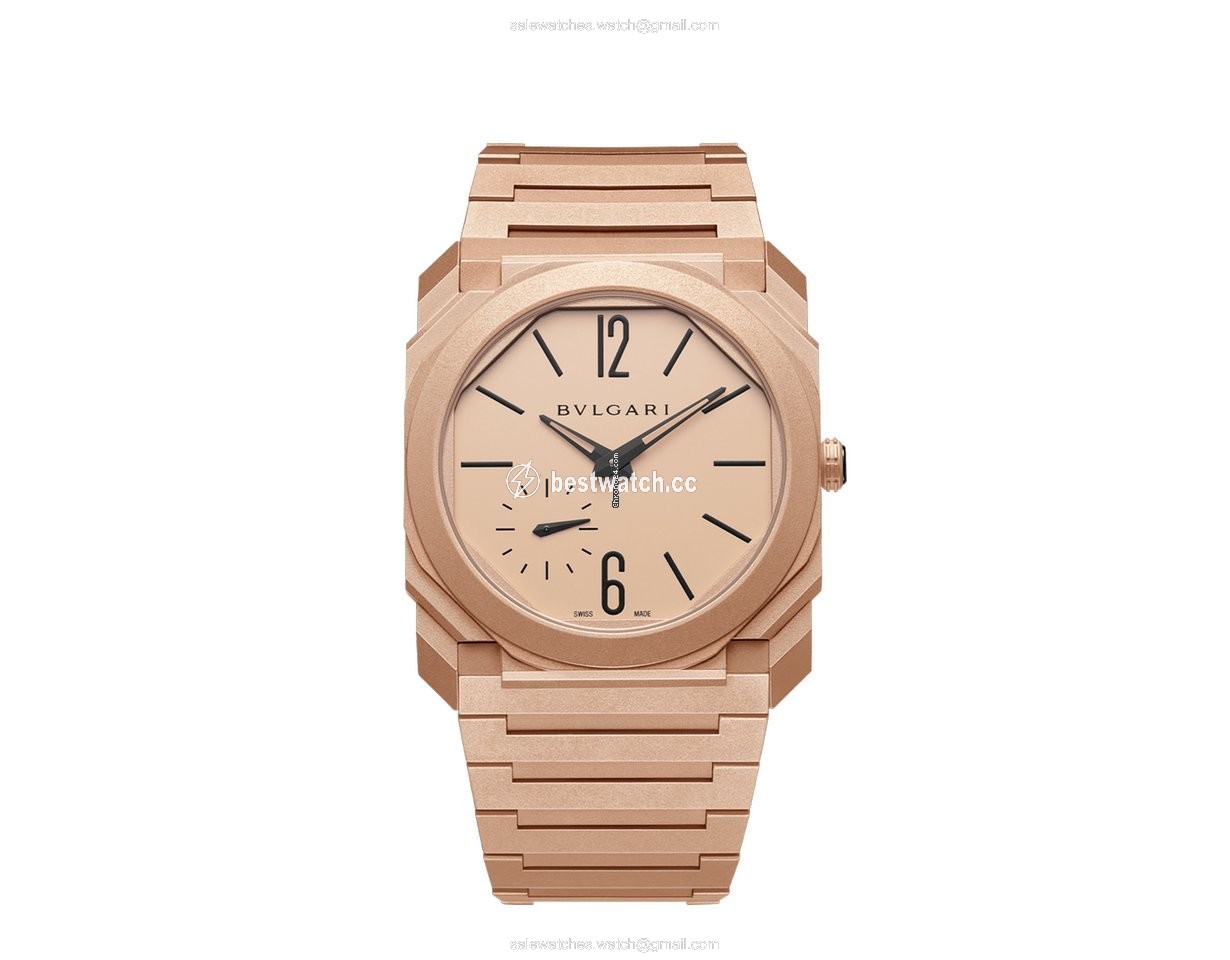 Bulgari Octo Mens watch Unisex Automatic Rose gold 102912 BGOPGXTAUTO