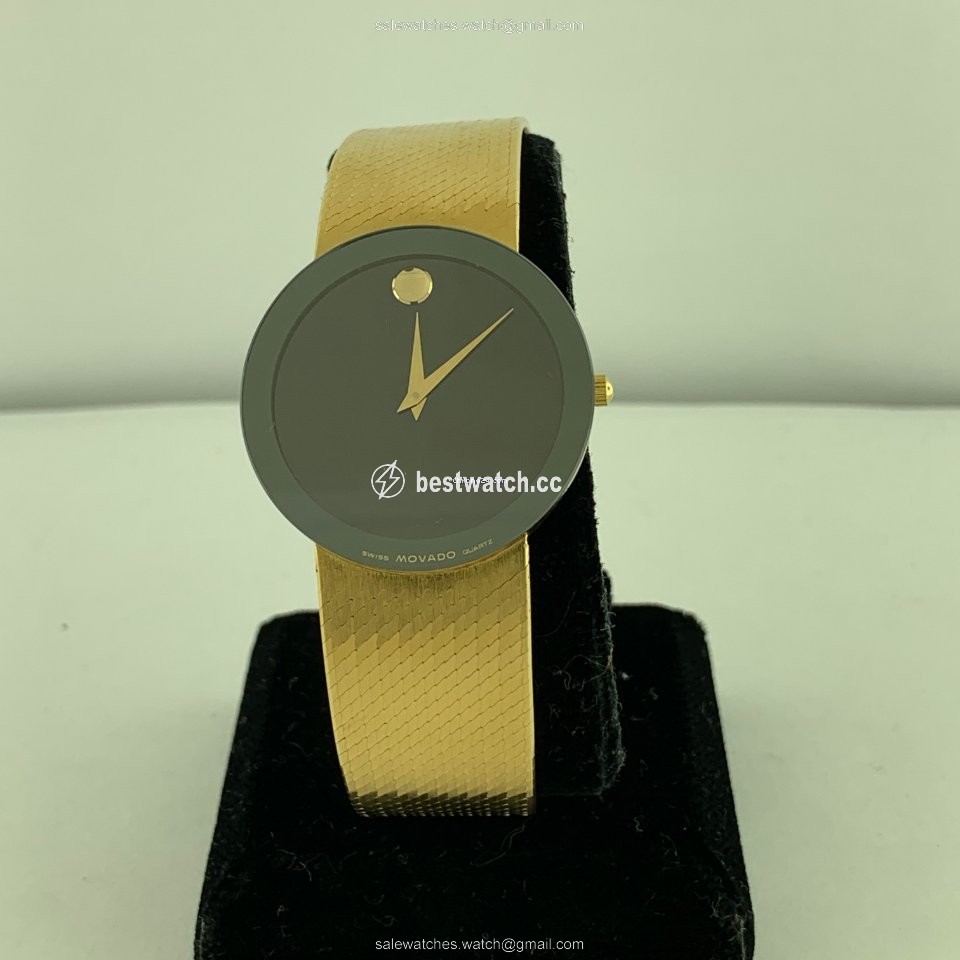 Movado Museum Quartz Yellow gold Movado 18K Yellow Gold Museum Dial Model 40-40-882 Watch