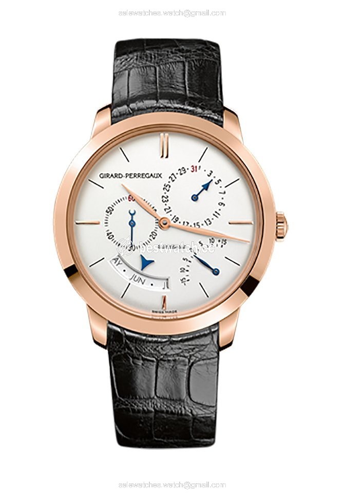 Girard Perregaux 1966 Mens watch Unisex Automatic Rose gold 49538-52-131-BK6A