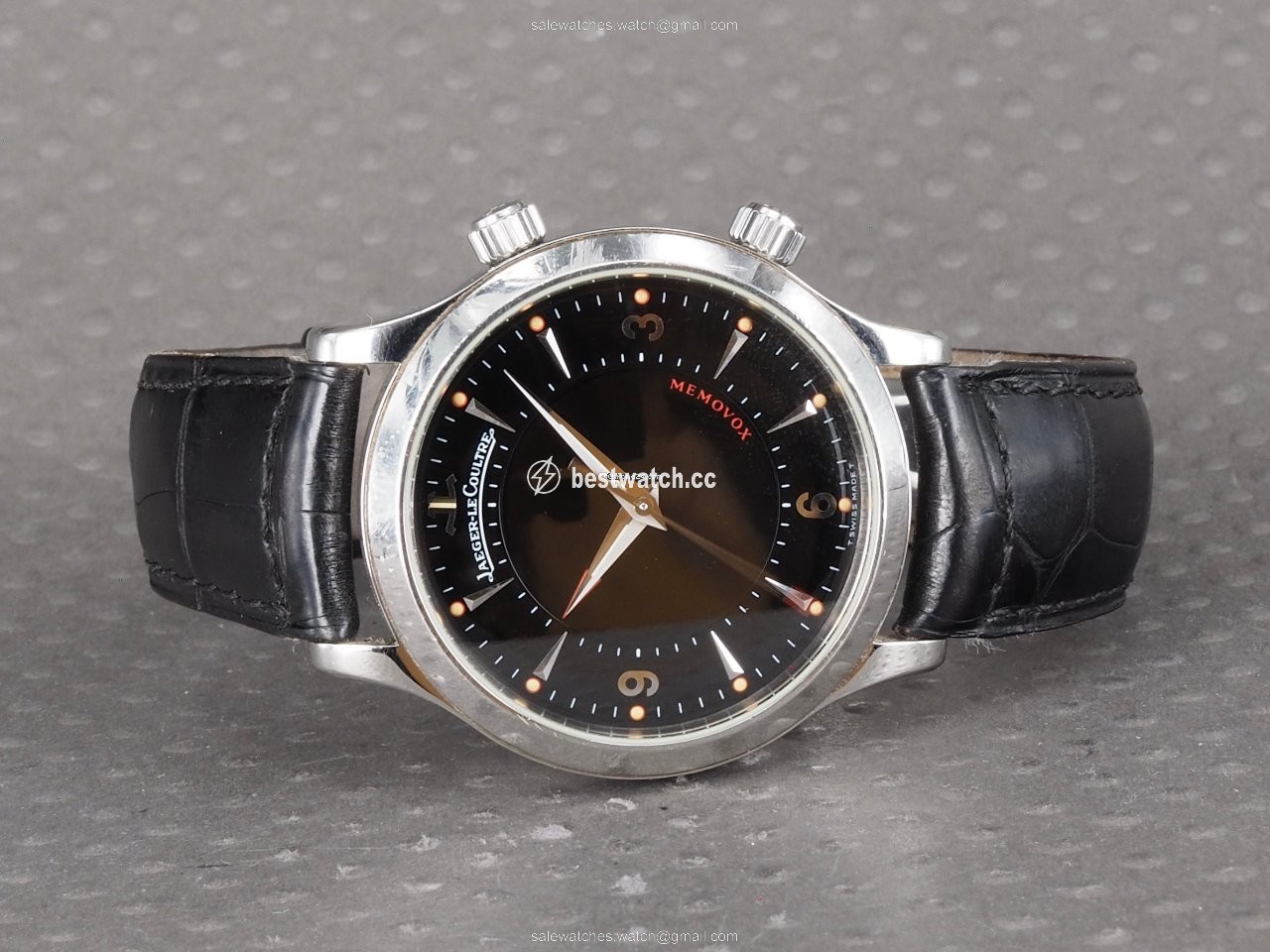 Jaeger-LeCoultre Master Memovox Mens watch Unisex Manual winding Steel 144.8.94.S