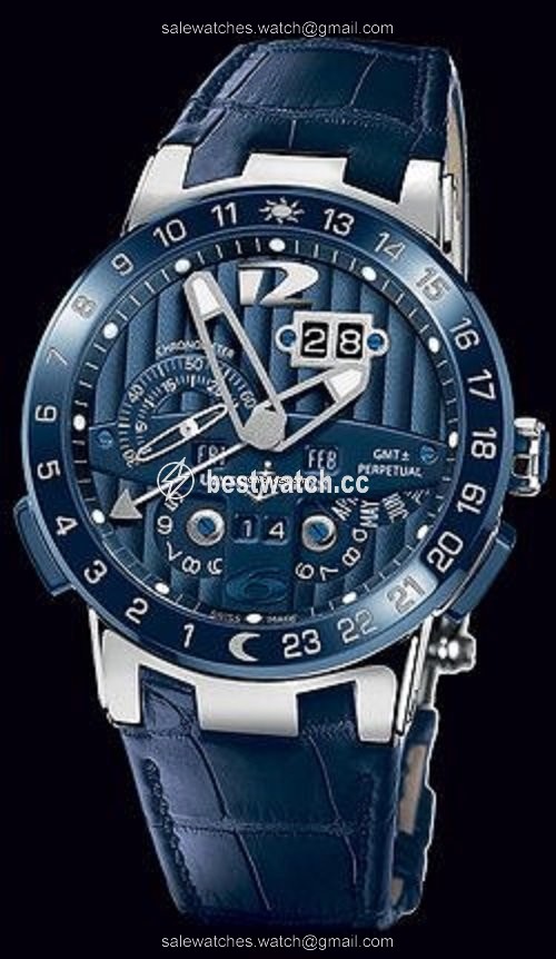 Ulysse Nardin El Toro  Black Toro Mens watch Unisex Automatic White gold 320-00-3 BQ