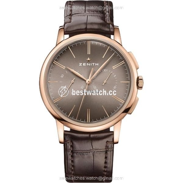 Zenith Elite Chronograph Classic Mens watch Unisex Automatic Rose gold 18.2270.4069 18.C498