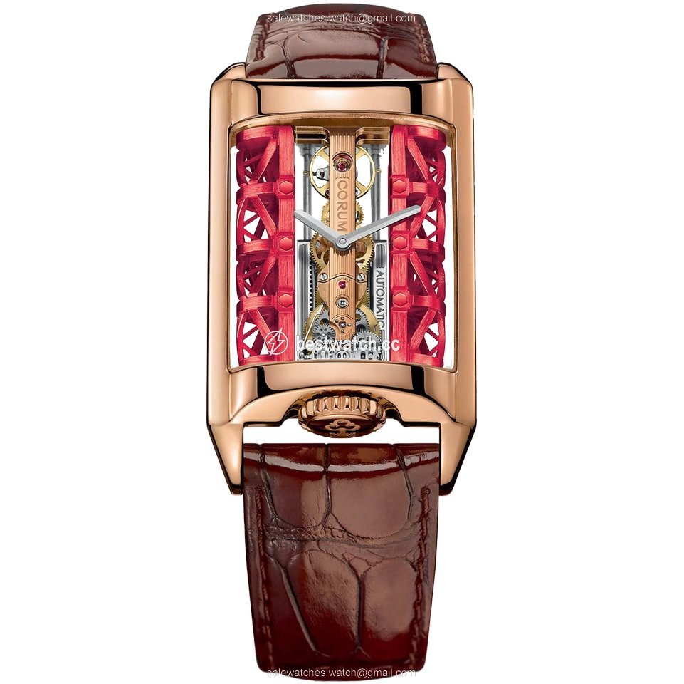 Corum Golden Bridge Mens watch Unisex Automatic Rose gold B313 03371 - 313.100.55 OF02 SB02R