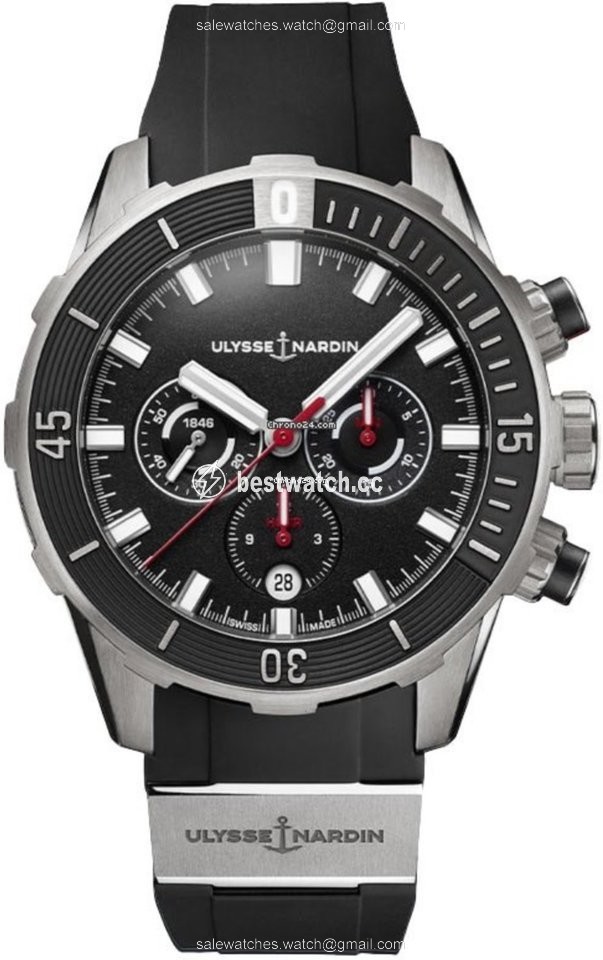 Ulysse Nardin Diver Chronograph Mens watch Unisex Automatic Titanium 1503-170-3 92
