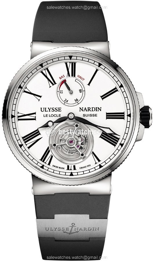 Ulysse Nardin Marine Tourbillon Mens watch Unisex Automatic Steel 1283-181-3 E0