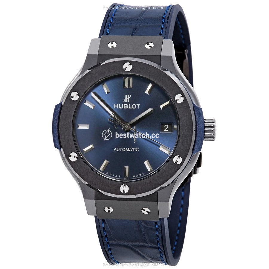 Hublot Classic Fusion Blue Mens watch Unisex Automatic Ceramic 565.CM.7170.LR