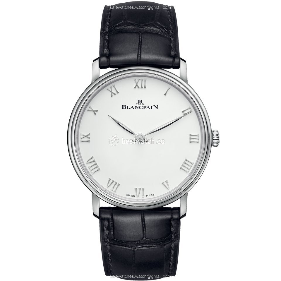 Blancpain Villeret Ultra-Slim Mens watch Unisex Manual winding Steel 6605-1127-55B