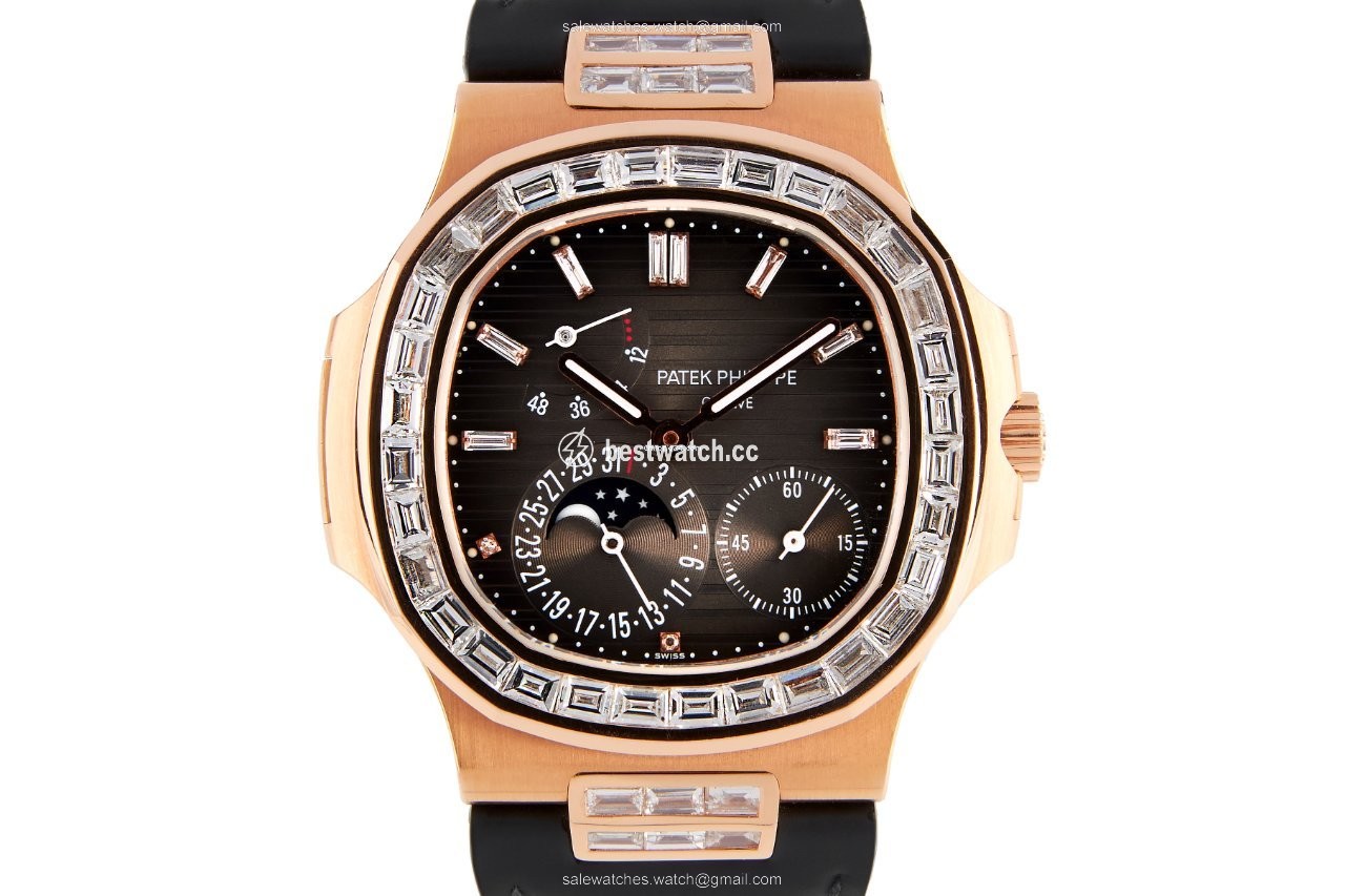 Patek Philippe Nautilus Mens watch Unisex Automatic Rose gold 5712R-001