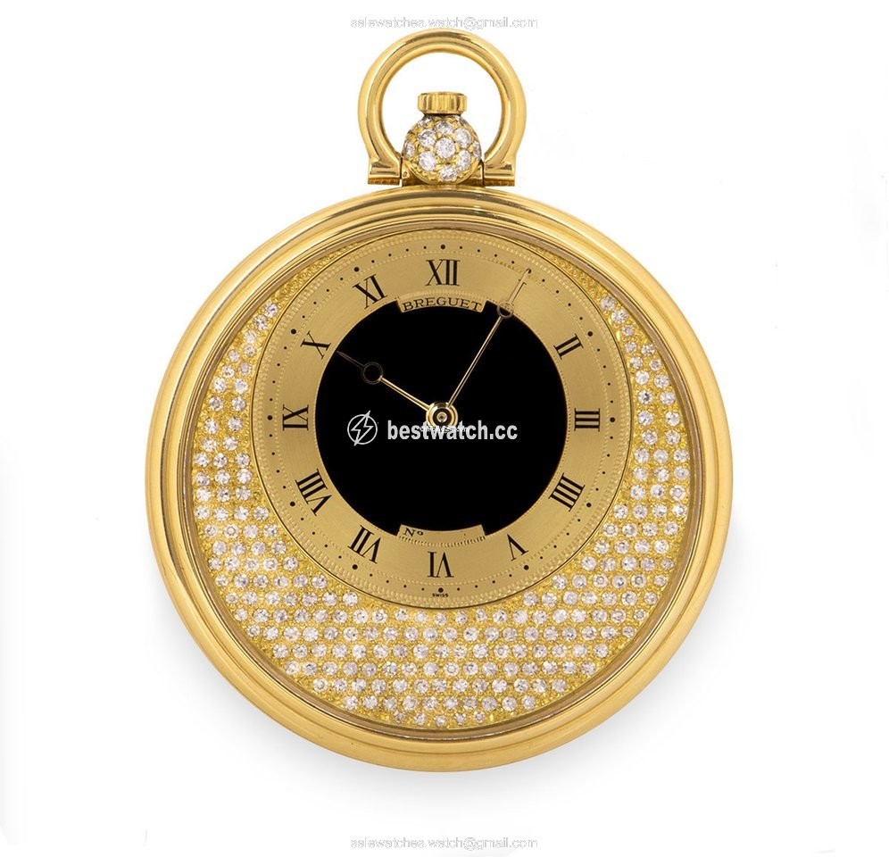 Breguet Mens watch Unisex Manual winding Yellow gold Breguet Pocket Watch 1730BA
