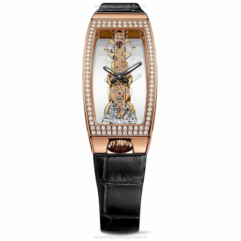 Corum Miss Golden Bridge Womens watch Manual winding Rose gold 113.102.85 0001 0000