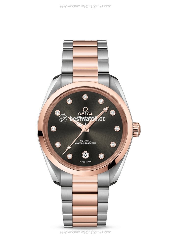 Omega Seamaster Aqua Terra Womens watch Automatic Gold Steel 220.20.38.20.56.001
