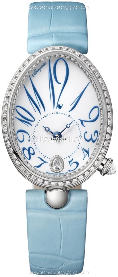 Breguet Reine de Naples Womens watch Automatic White gold 8918bb 28 964.d00d