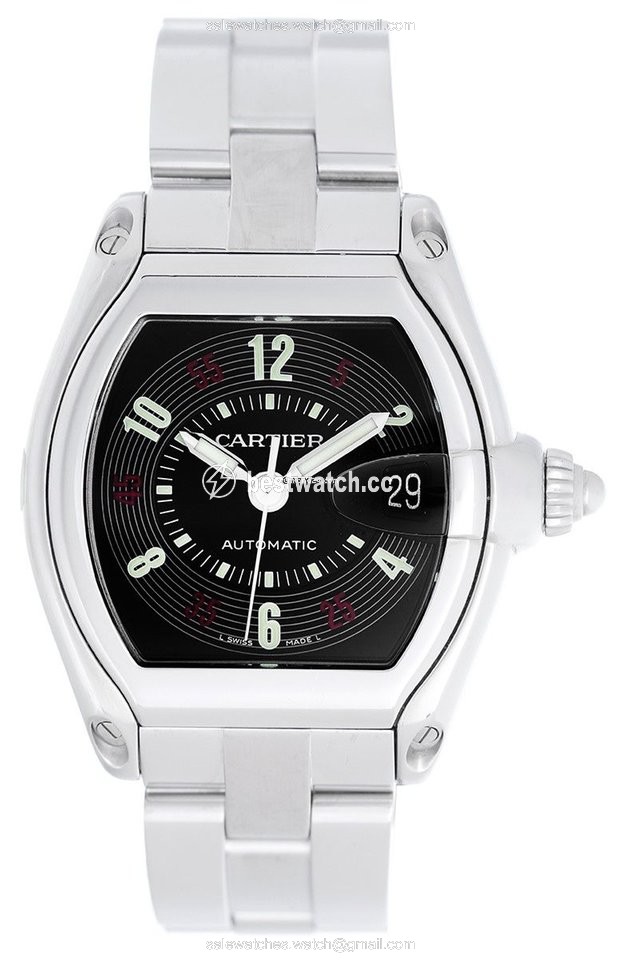 Cartier Roadster Mens watch Unisex Automatic Steel W62002V3 2510