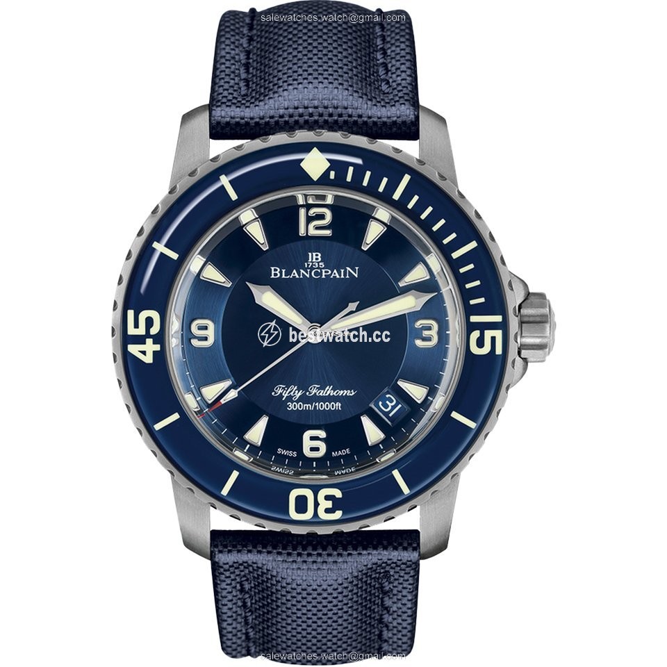 Blancpain Fifty Fathoms Mens watch Unisex Automatic Titanium 5015-12B40-052A
