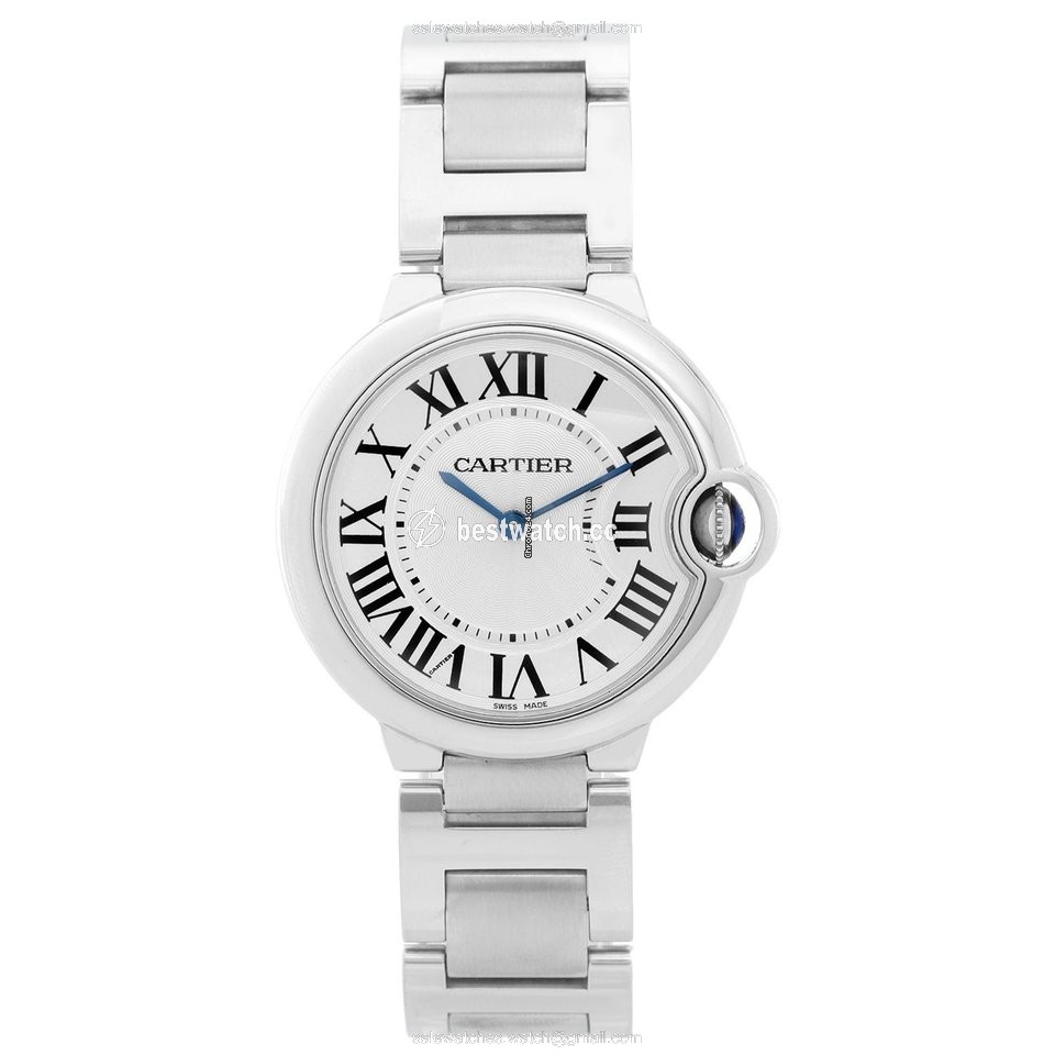 Cartier Ballon Bleu 36mm Mens watch Unisex Quartz Steel W69011Z4 3005