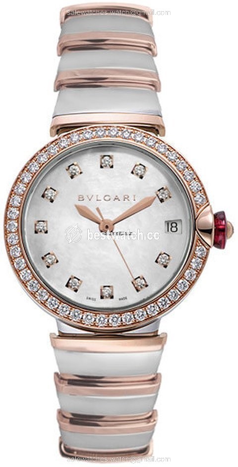 Bulgari Lucea Womens watch Automatic Gold Steel 102476