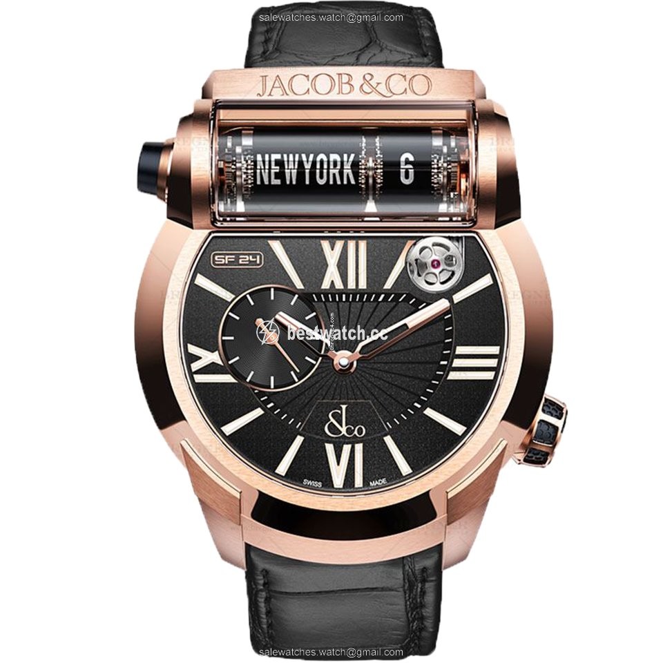Jacob & Co. Mens watch Unisex Automatic Rose gold ES101.40.NS.LR.A