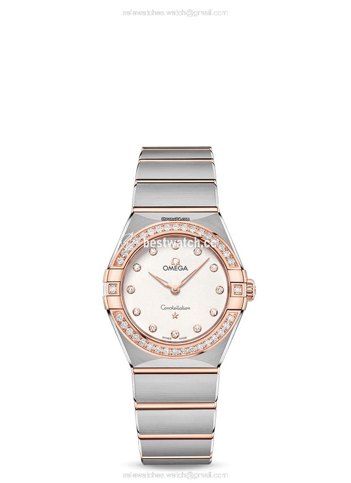 Omega Constellation Quartz Womens watch Quartz Gold Steel 131.25.28.60.52.001