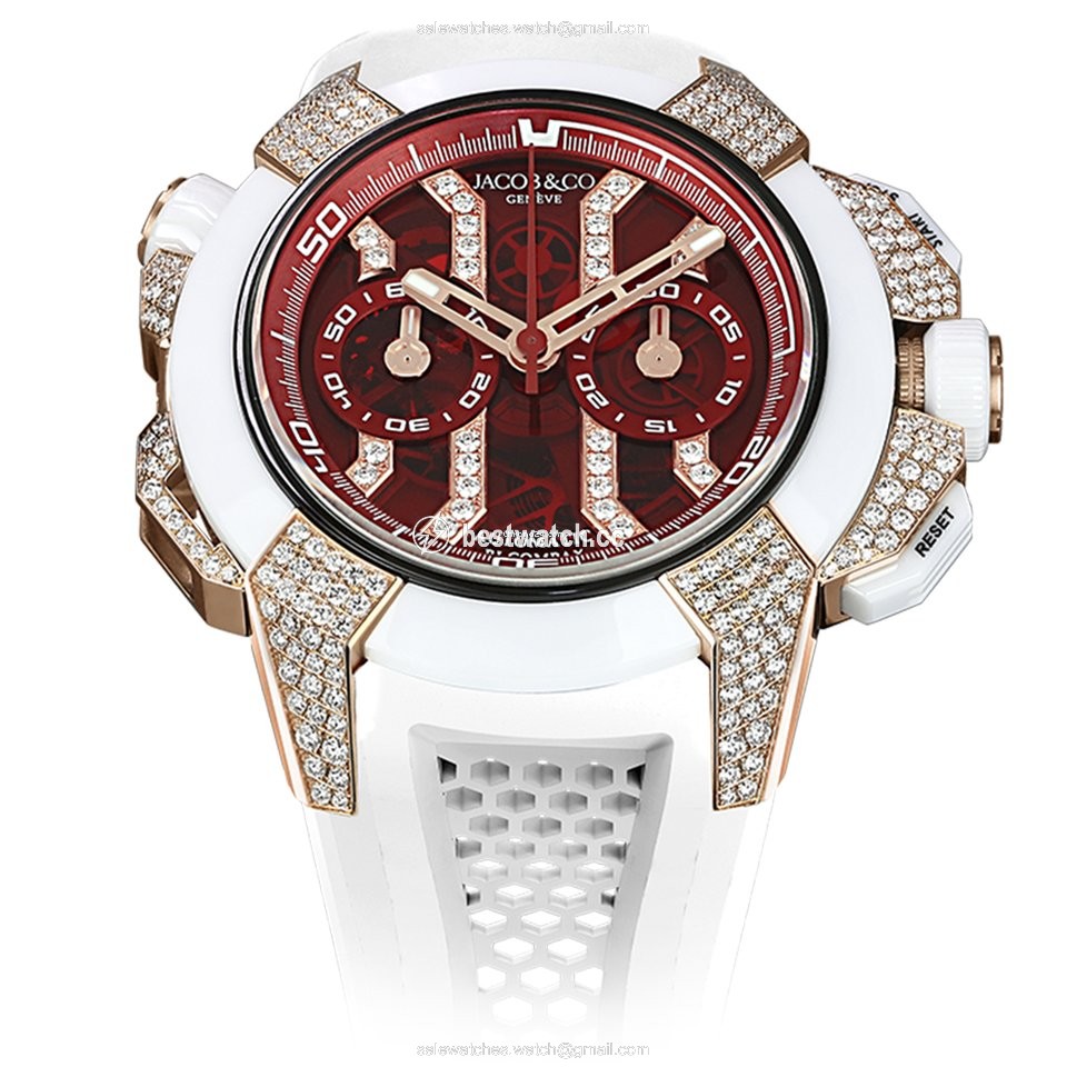 Jacob & Co. Mens watch Unisex Automatic Rose gold EC412.42.RW.RR.F