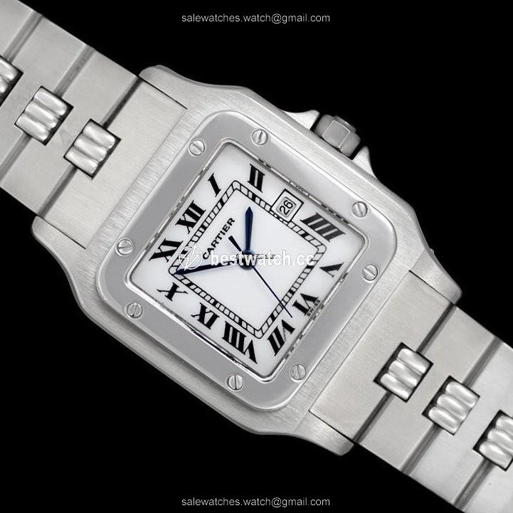 Cartier Santos Mens watch Unisex Automatic Steel 7880