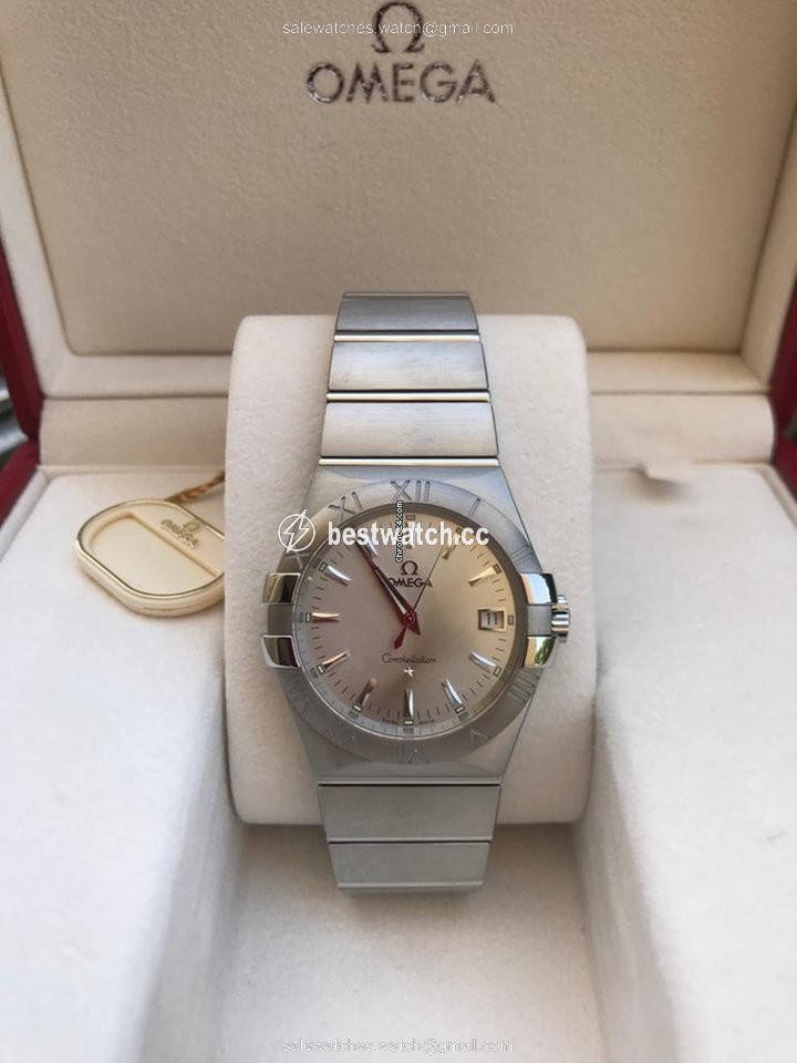 Omega Constellation Quartz Mens watch Unisex Quartz Gold Steel 12310356002001
